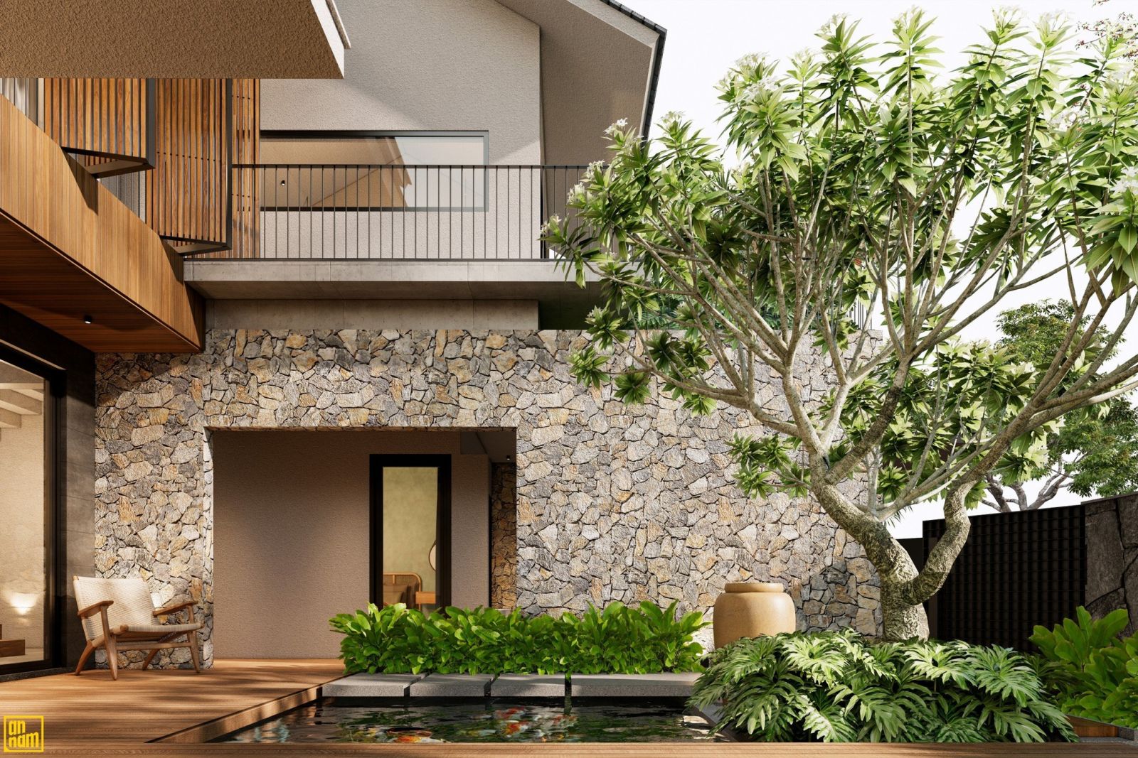 Thiết kế sân vườn hiện đại